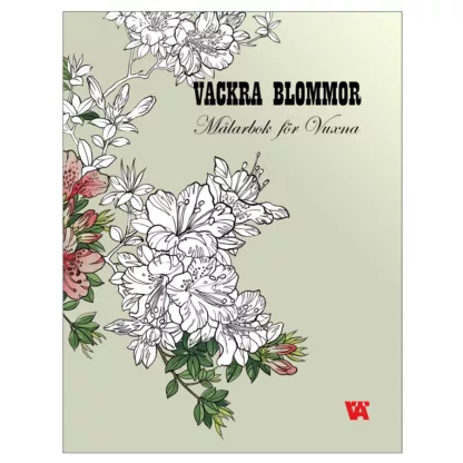 Målarböcker för Vuxna Vackra Blommor